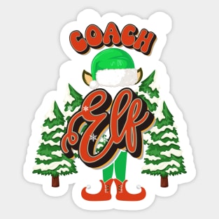 COACH ELF CHRISTMAS Sticker